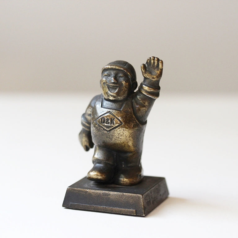 O&K Werbefigur – Orenstein & Koppel – Messing