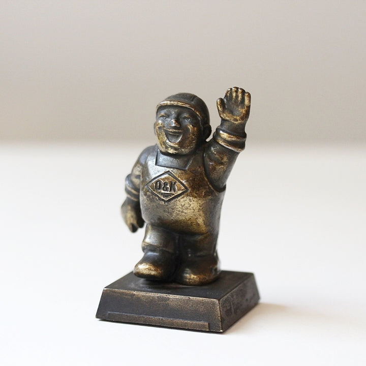 O&K Werbefigur – Orenstein & Koppel – Messing