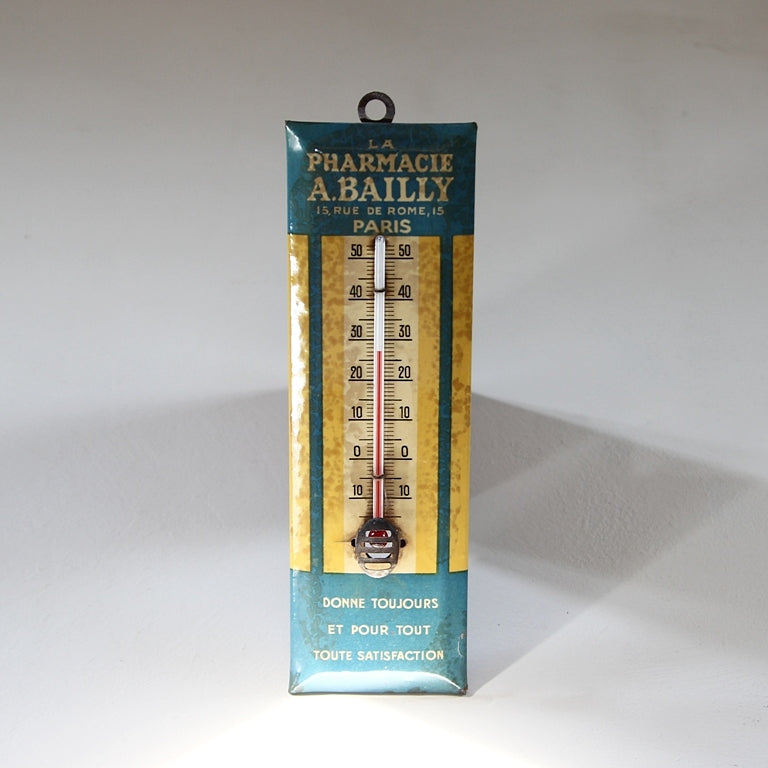 Emaille Thermometer Paris – Pharmacie Bailly