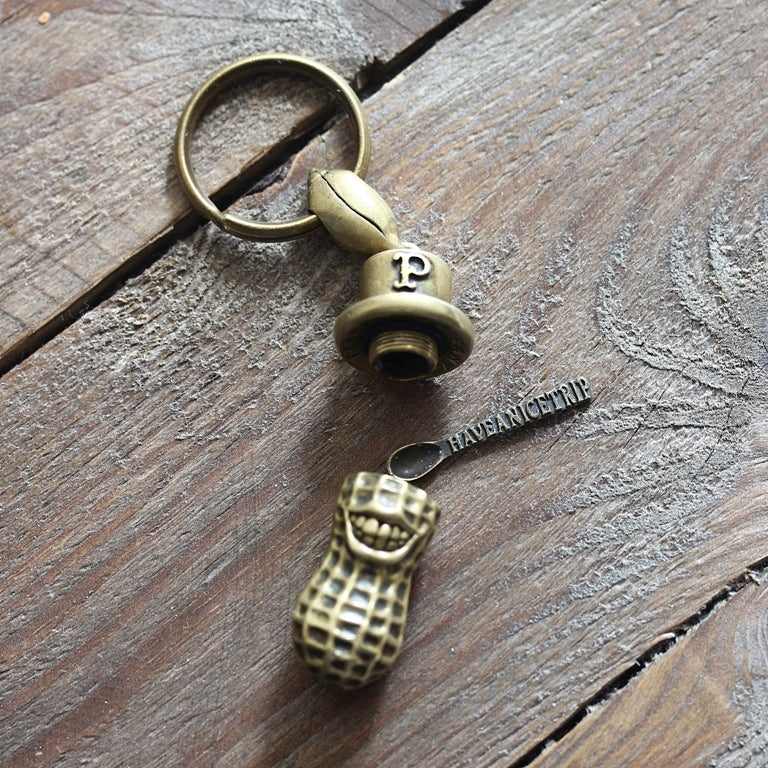 Peanuts & Co. Brass Keychain – Made in Japan