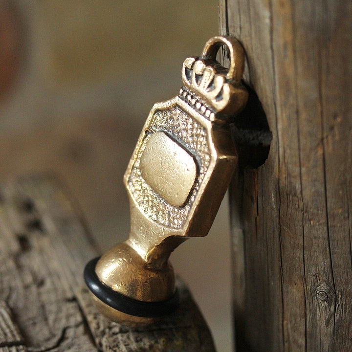 Vintage Hotel Key Fob Brass