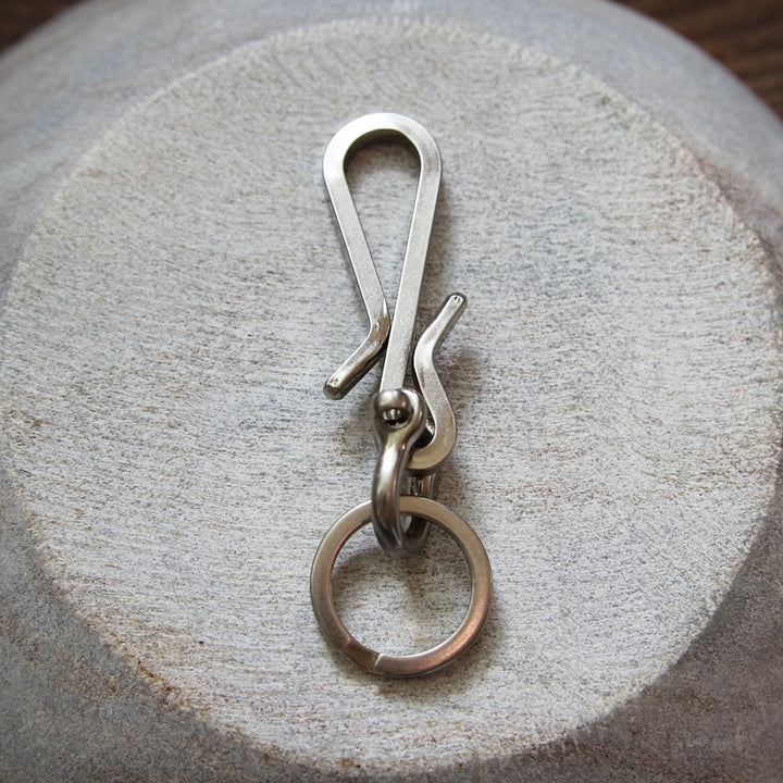 Key Chain Matte Silver