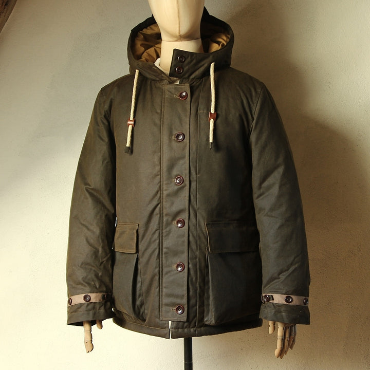 SALE - La Snow Parka in Khaki Waxed