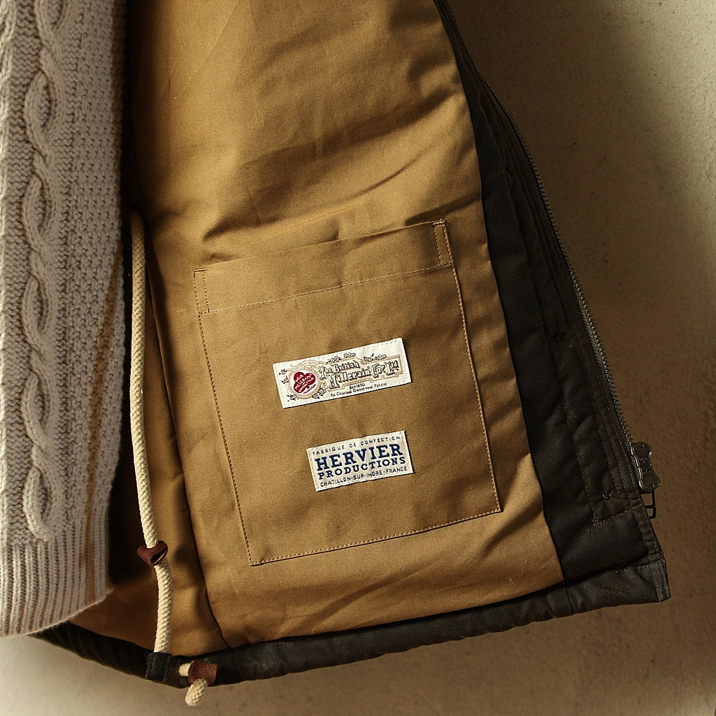 SALE - La Snow Parka in Khaki Waxed