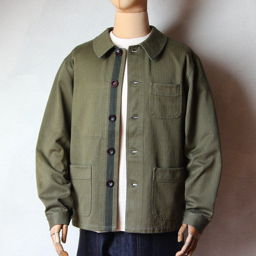 Le Bourgeron "Metis Cotton HBT" - Khaki