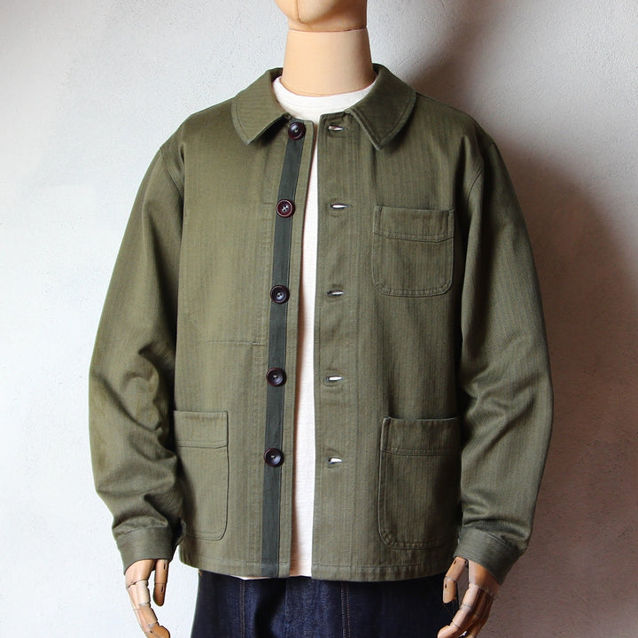 Le Bourgeron "Metis Cotton HBT" - Khaki