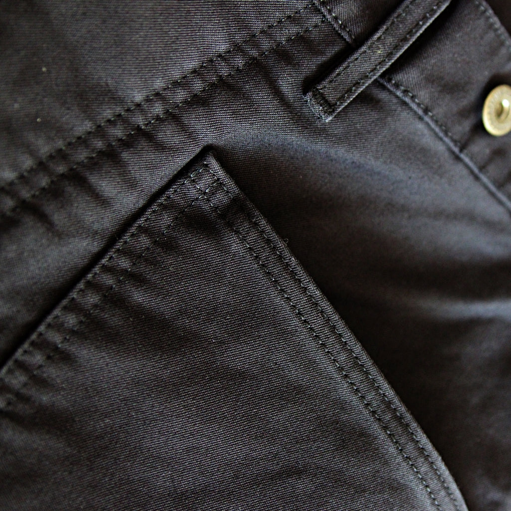 Le Pantalon Penitencier Moleskine in black