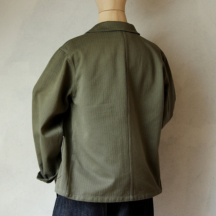 Le Bourgeron "Metis Cotton HBT" - Khaki