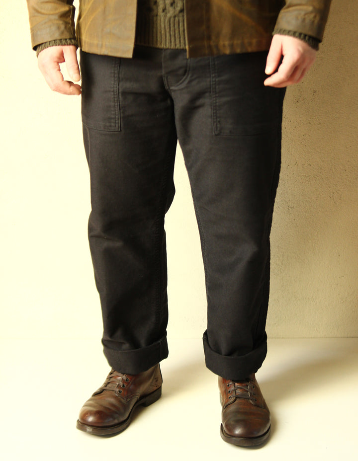 Le Pantalon Penitencier Moleskine in black