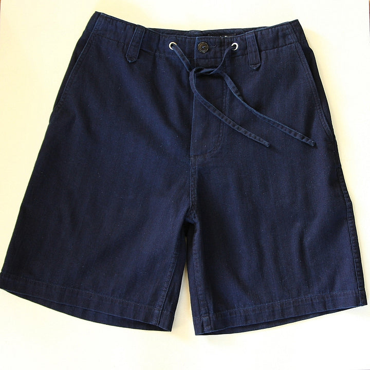 SALE - Le Short Nervi HBT Indigo