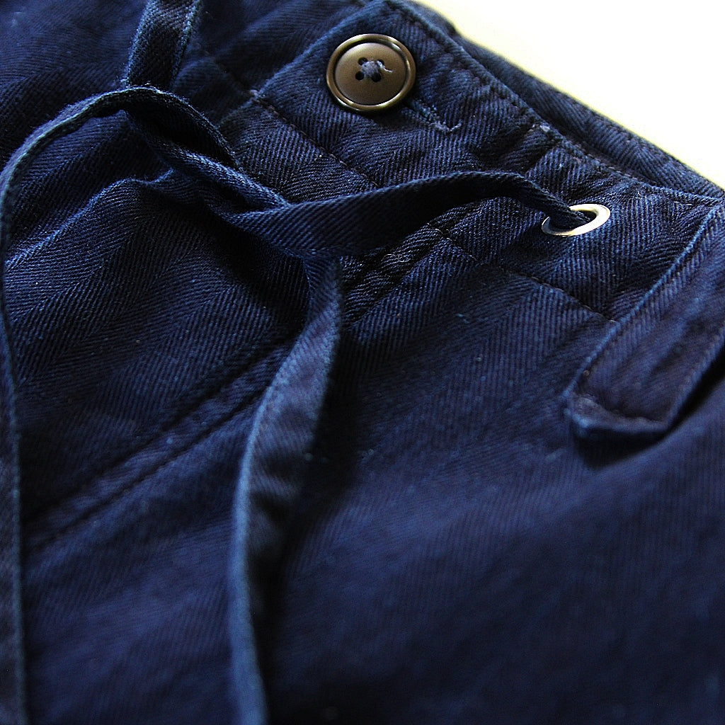 SALE - Le Short Nervi HBT Indigo