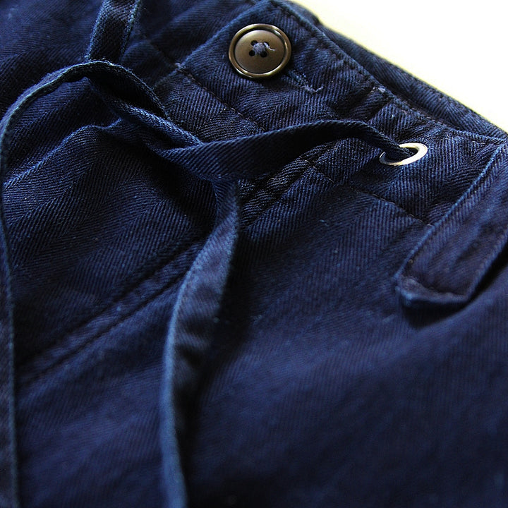 SALE - Le Short Nervi HBT Indigo