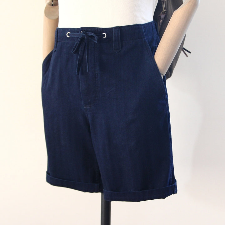 SALE - Le Short Nervi HBT Indigo