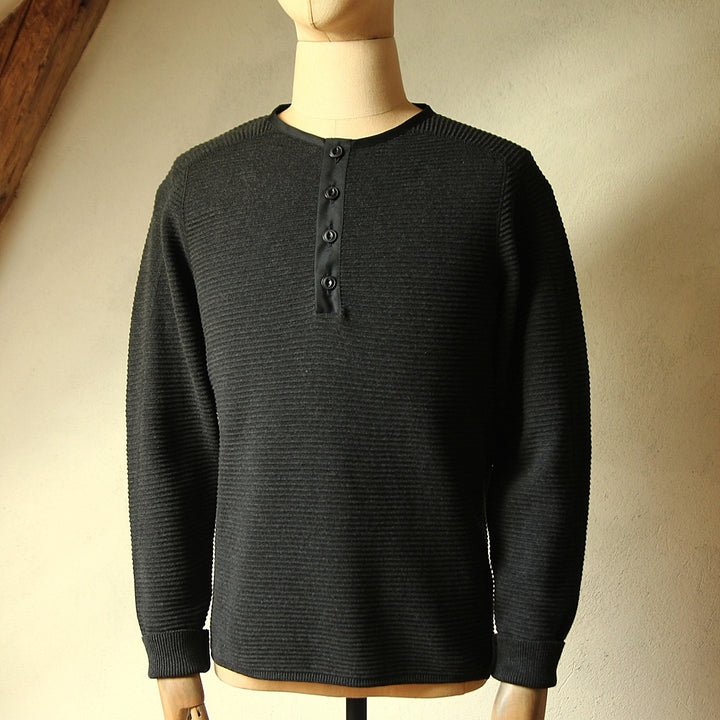 Le Thermal Henley Albert - Charcoal