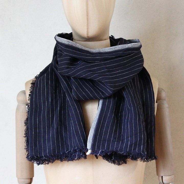 Linen Tuz Fringe Scarf - Harper