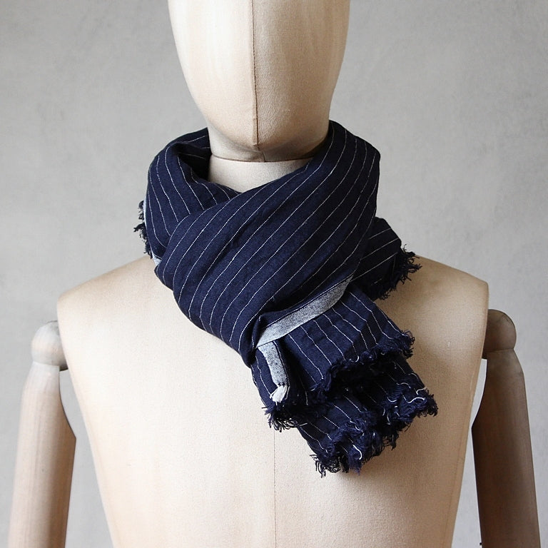 Linen Tuz Fringe Scarf - Harper