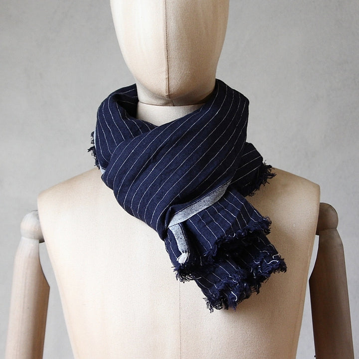 Linen Tuz Fringe Scarf - Harper