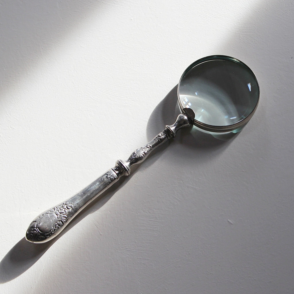 Magnifier With Antique Cutlery Handle