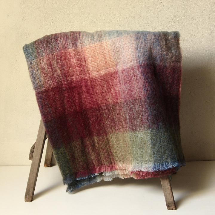 Mohair Throw – Watercolour