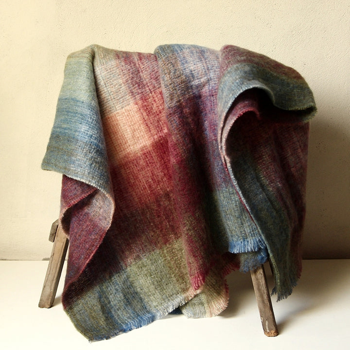 Mohair Throw – Watercolour