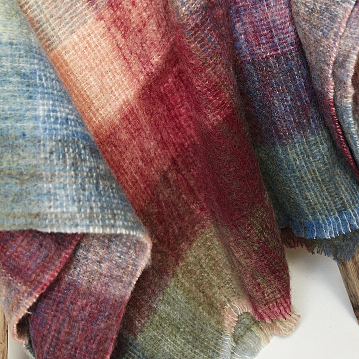 Mohair Throw – Watercolour