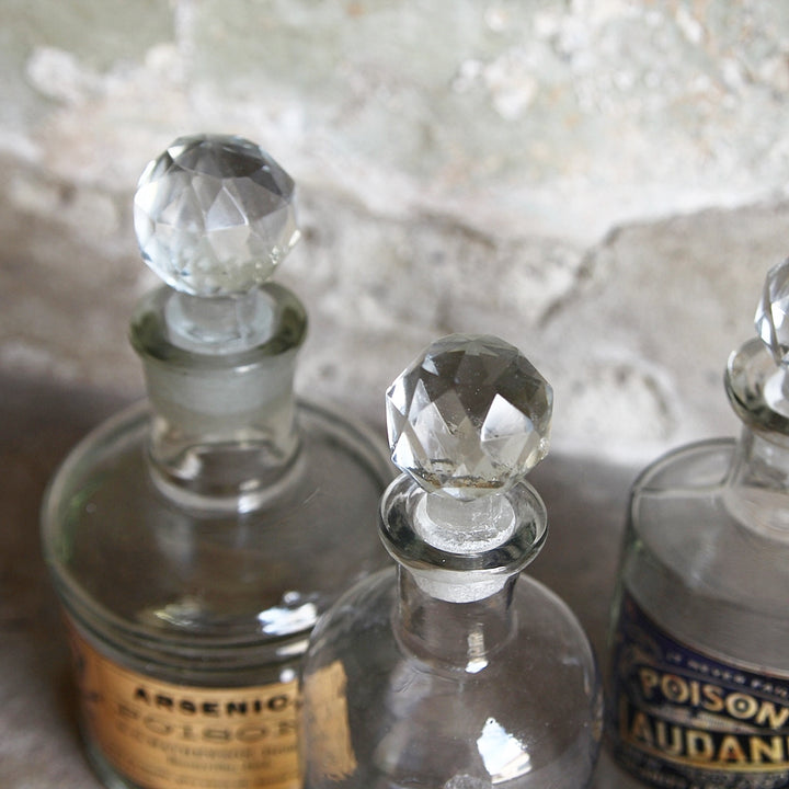 Bouteilles en verre Montaigus - Lot de 3