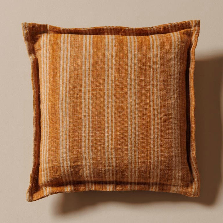Orange Jute Cushion