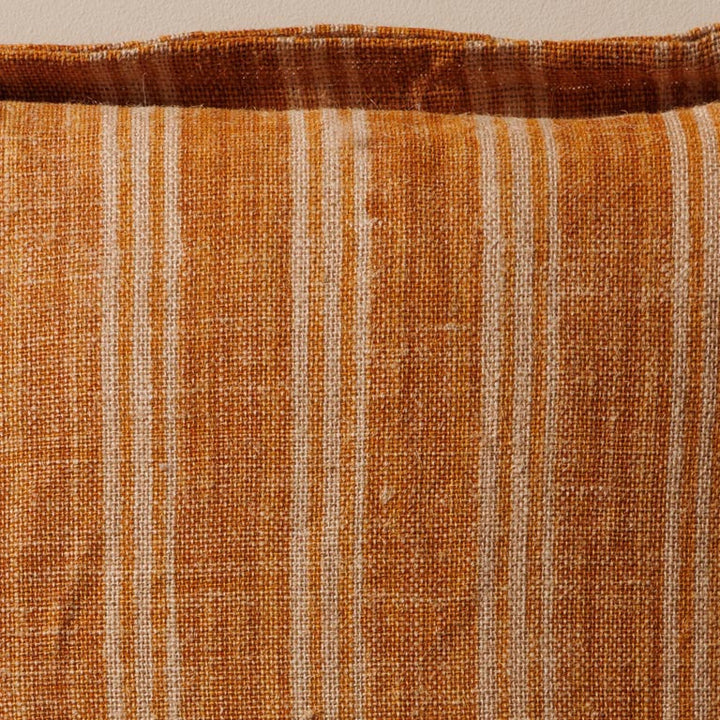 Orange Jute Cushion