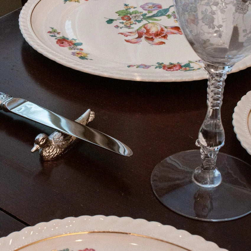 Pewter Knife Rest Cannard