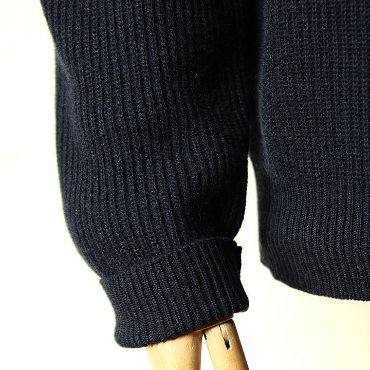 Raglan Crewneck Jeff in Navy