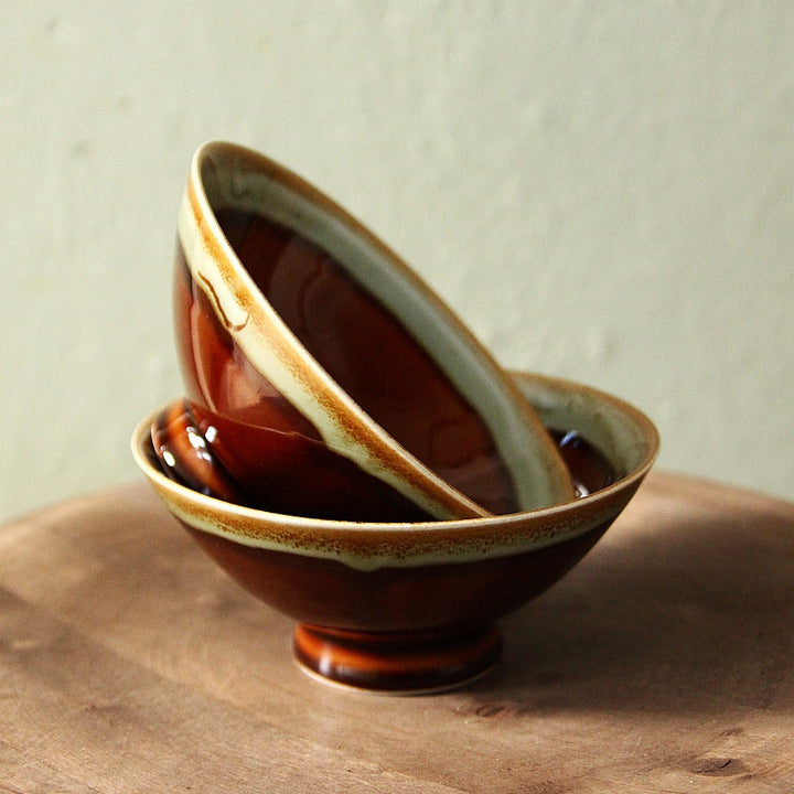 Ramen Bowl Glazed in Sage Green