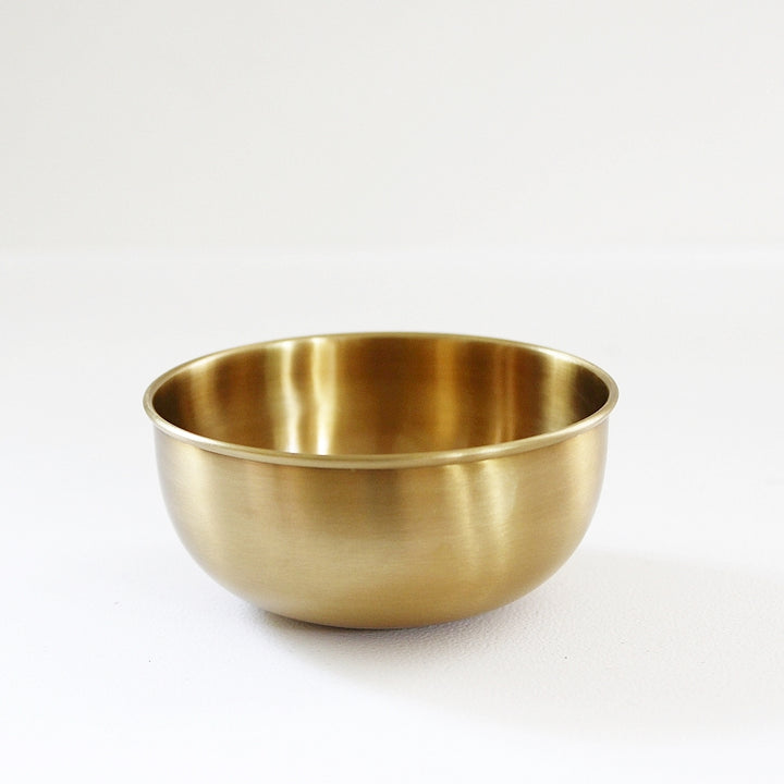 Round Brass Bowl L/14