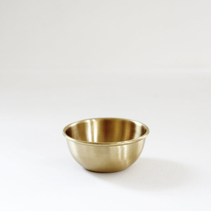 Round Brass Bowl S/9