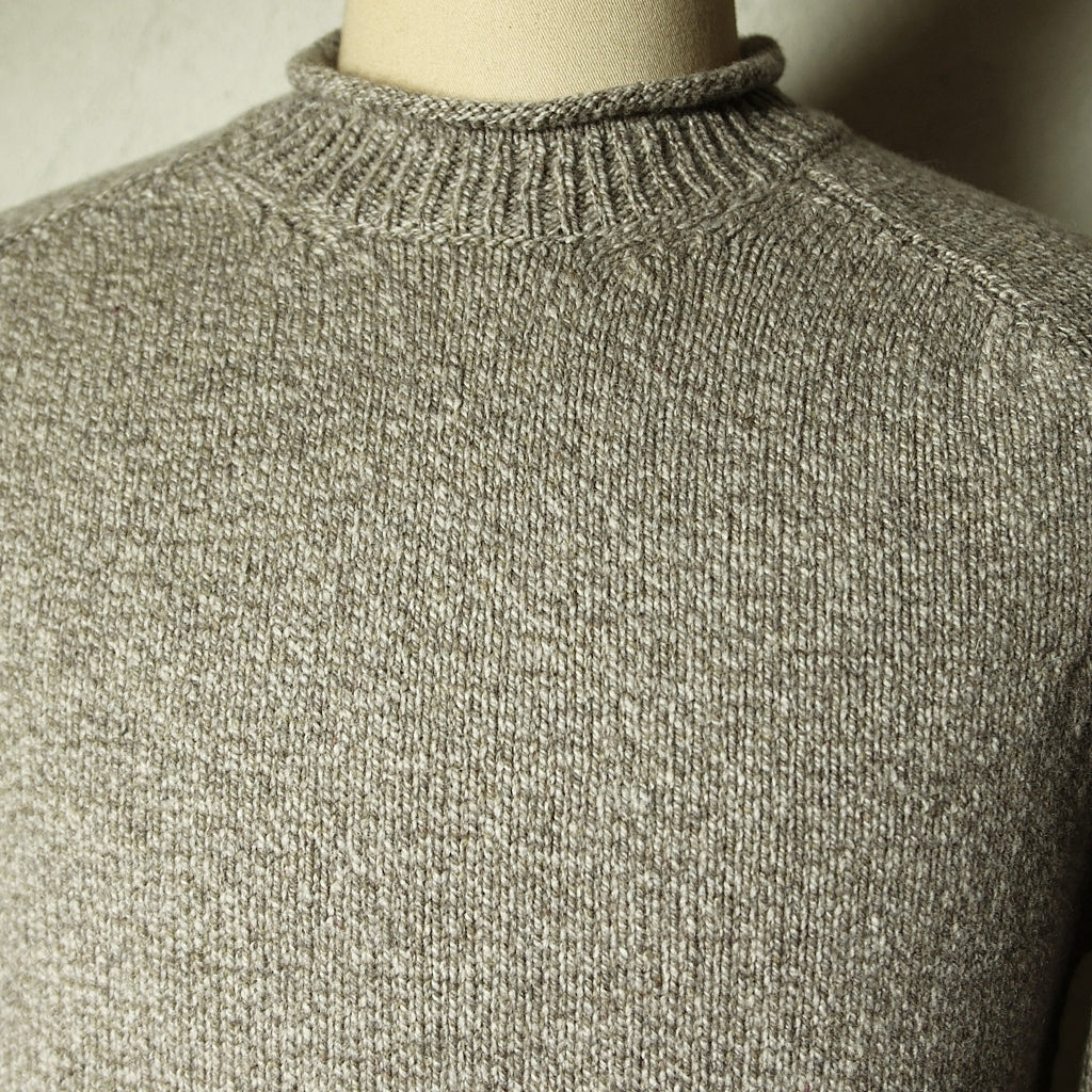 Saddle Shoulder Sweater - Mushroom