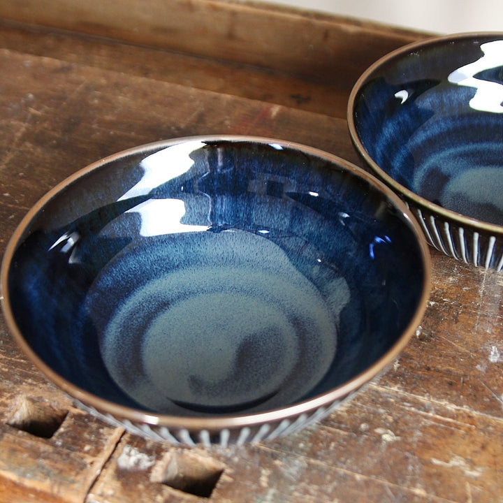 Salad Bowl Vertical Blue