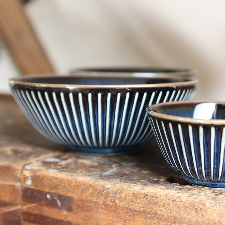 Salad Bowl Vertical Blue