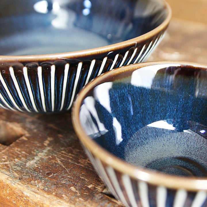 Salad Bowl Vertical Blue