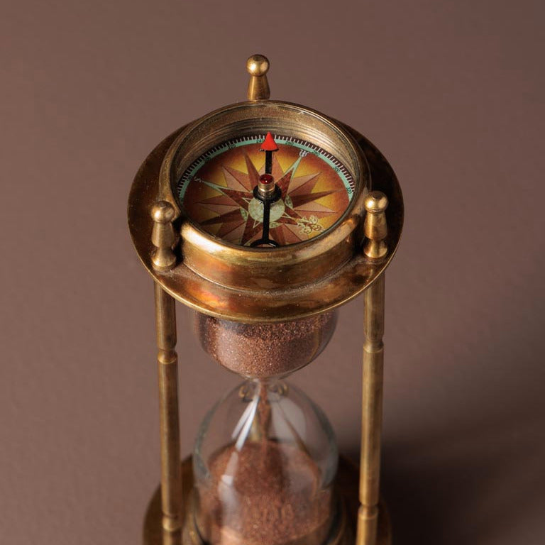Sandtimer with Clock and Compass