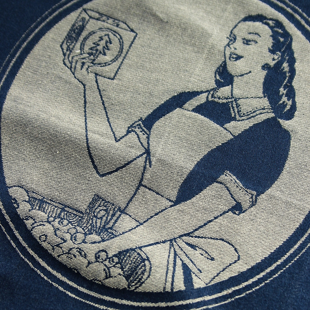 "Savon de Marseille" Tea Towel Blue