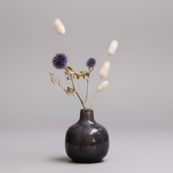 Small Ceramic Vase - Black