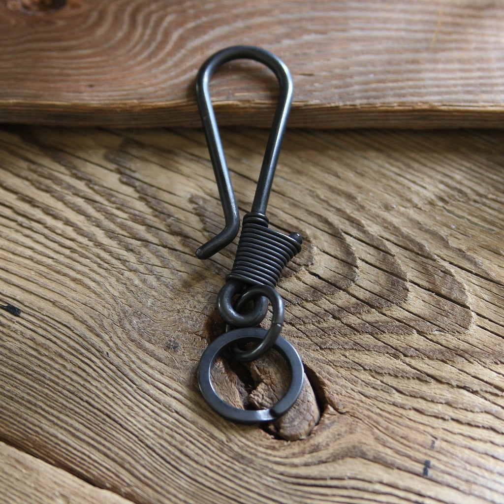 Solid Brass Keyhook in matte black plated