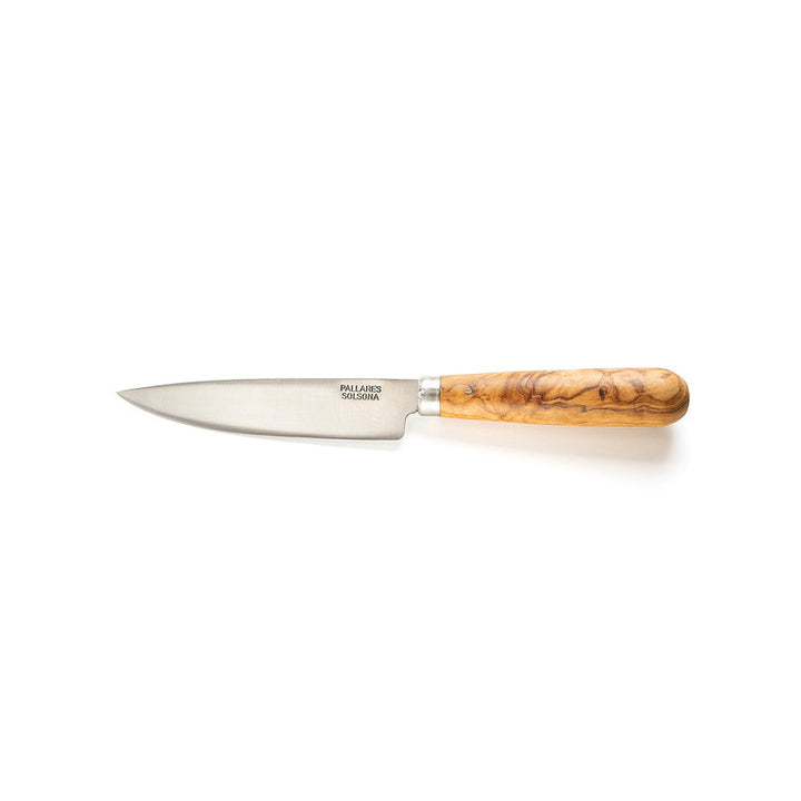 Straight Kitchen Knife Olive Wood – 10 cm