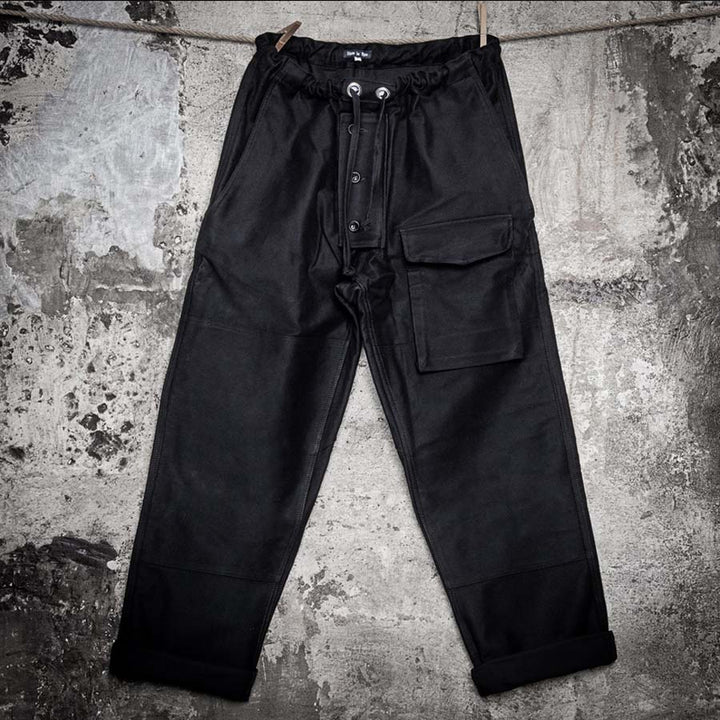 Submariner Pant Black Moleskine