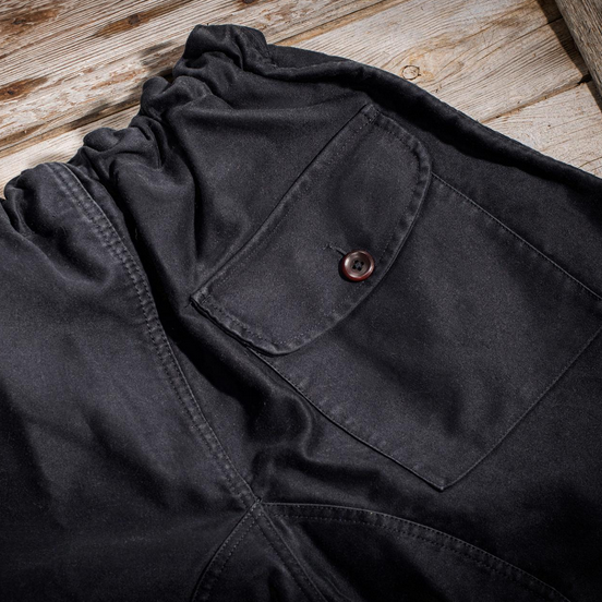 Submariner Pant Black Moleskine