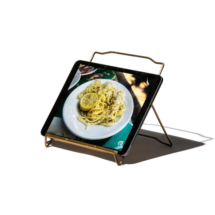 Tablet Stand Brass