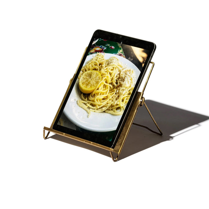 Tablet Stand Brass