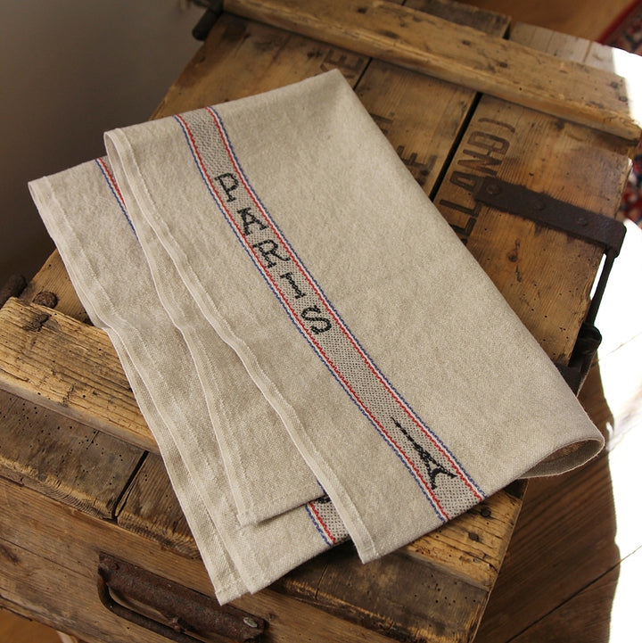 Linen Tea Towel Paris