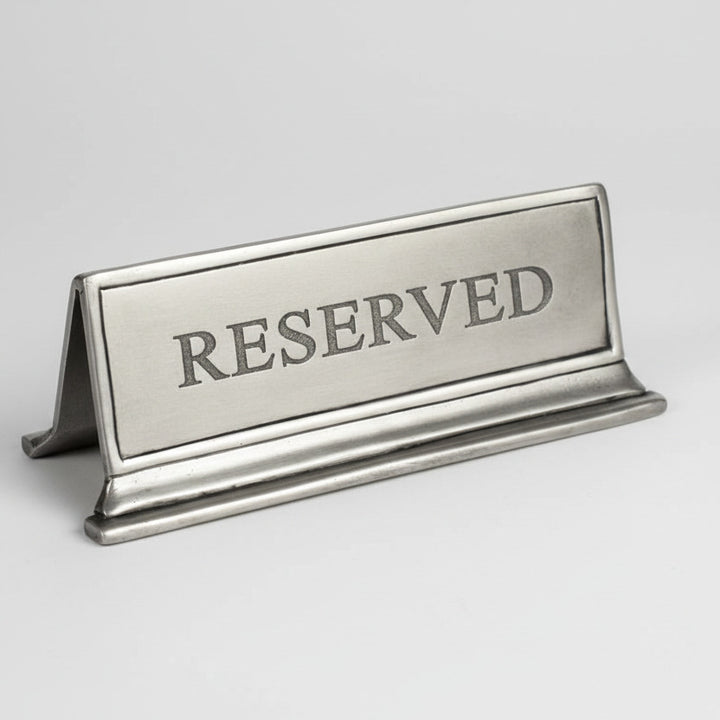 Tischschild Reserved