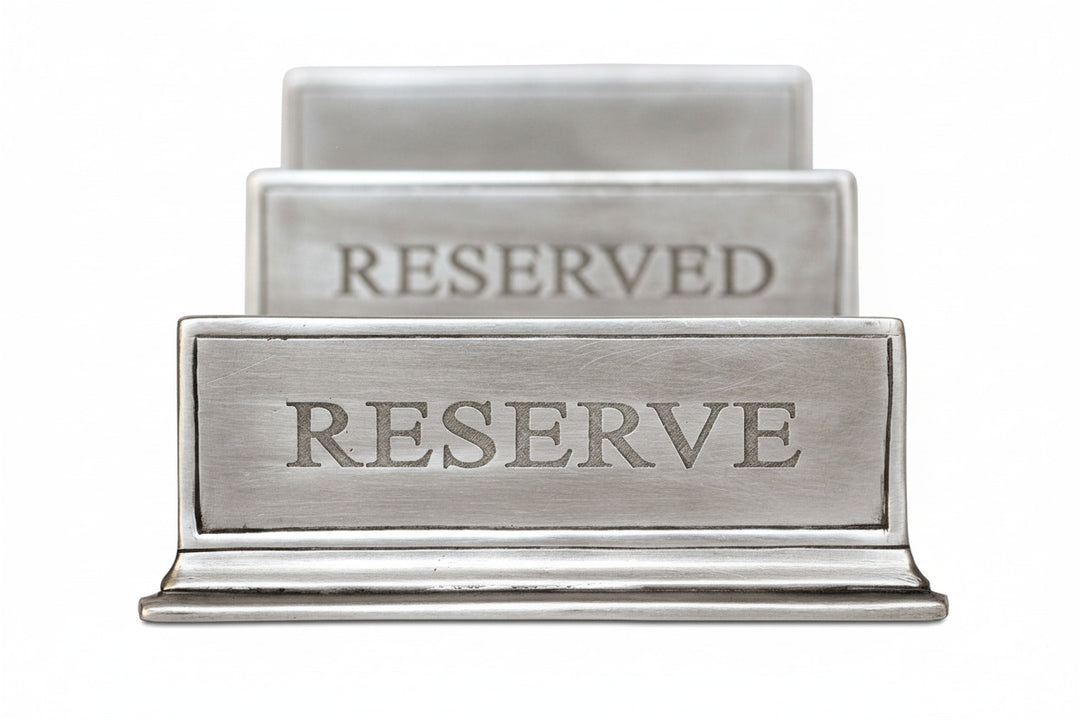 Tischschild Reserved