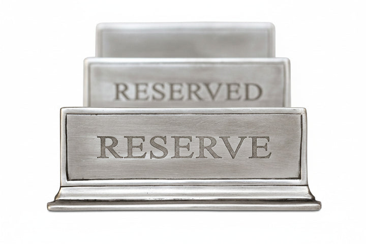 Tischschild Reserved